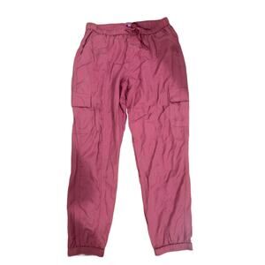 Miami for Francesca’s Size Medium Pink Mauve Melisa Soft Jogger Cargo Pants NWOT